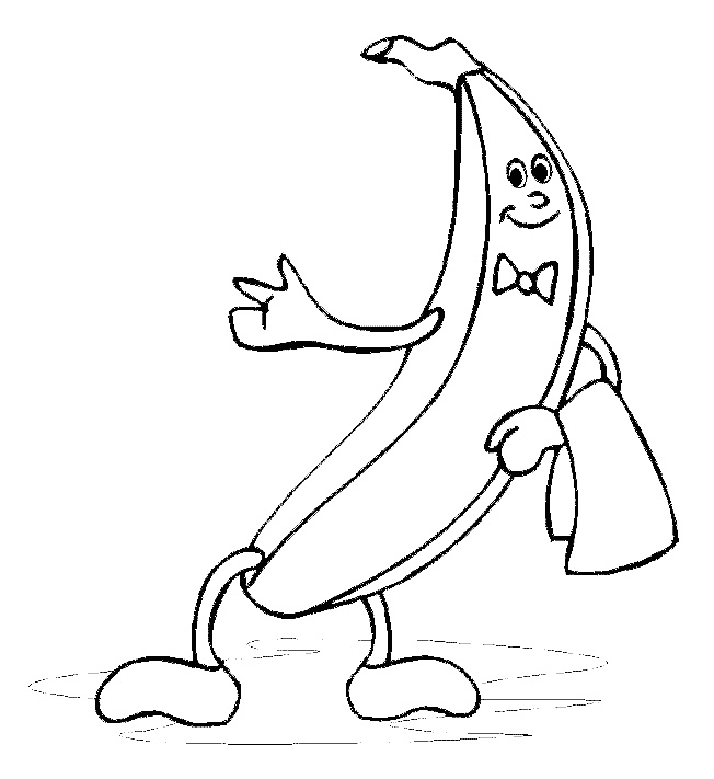 6641 coloriage banane 09