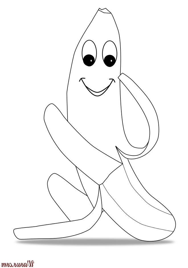 Banane Coloriage Couleur Nice Coloriage La Banane Marrante à Imprimer Et Colorier