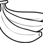 Banane Coloriage Fruit Génial Bananas Drawing Clipart Best