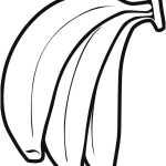 Banane Coloriage Fruit Inspiration Trois Bananes