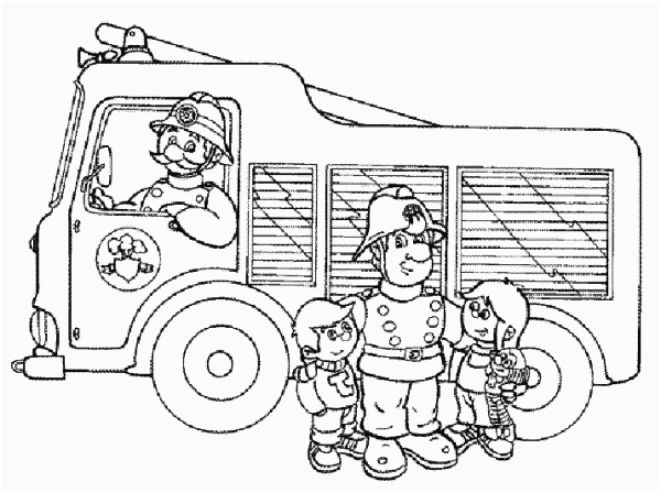 fireman sam coloring pages to print