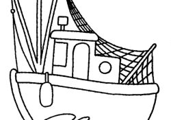 Coloriage Bateau Pecheur Génial Traditional Fishing Boat Coloring Pages Kids Play Color