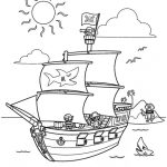 Coloriage Bateau Pirate Inspiration Get This Pirate Ship Coloring Pages 6a731