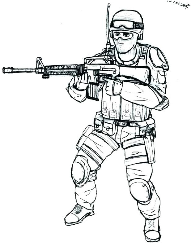 call of duty coloring pages pictures