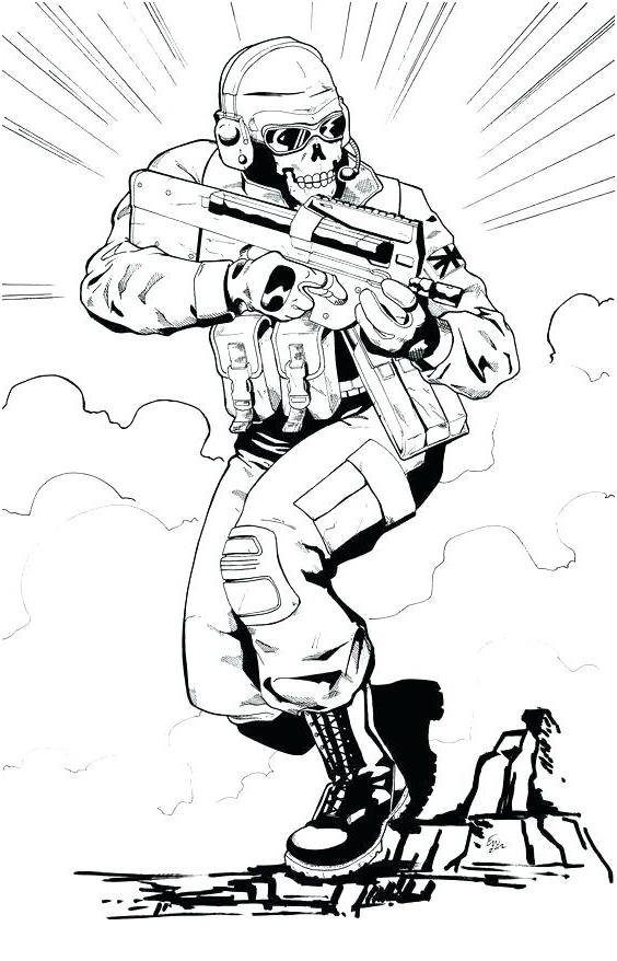 call of duty coloring pages dibujos