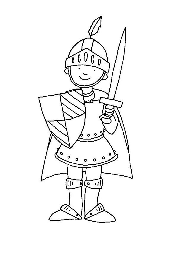25 coloriage chevaliers