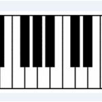 Coloriage Clavier Piano Nice Blank Piano Keyboard Colouring Pages Clipart Best Clipart Best