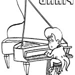 Coloriage Clavier Piano Nice Piano Coloring Pages Coloring Home