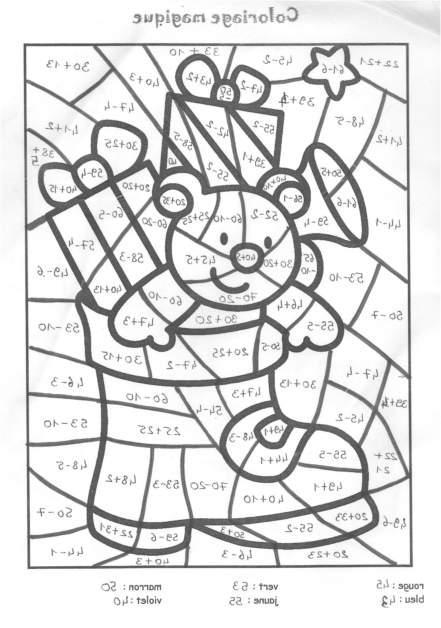 Coloriage Coloriage Magique Nice Coloriage204 Coloriage Magique De Noel à Imprimer