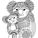 Coloriage De Bébé à Imprimer Meilleur De Tribunale Zoo Panorama Koala Da Colorare Paradiso Borraccia Petenza