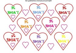 Coloriage De Coeur Je T'aime Maman A Imprimer Inspiration Coloriage Coeurs St Valentin