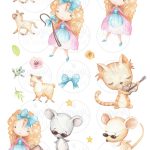 Coloriage Diddle à Imprimer Gratuit Meilleur De Nursery Rhyme Clipart Watercolor 3 Blind Mice Little Bo Etsy