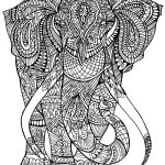 Coloriage Dur Animaux Unique Anima Gros Elephant Eléphants Coloriages Difficiles Pour Adultes