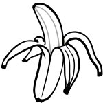 Banane Pour Coloriage Luxe Banan