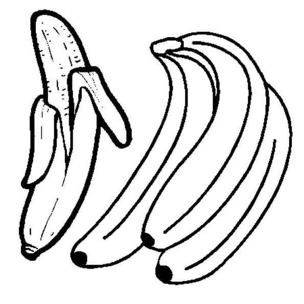 banane coloriage
