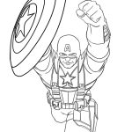 Capitaine America Coloriage Élégant Captain America Coloring Page