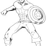 Capitaine America Coloriage Élégant Captain America Coloring Pages