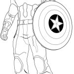 Capitaine America Coloriage Frais Dessins Captain America Super Héros à Colorier – Coloriages à Imprimer