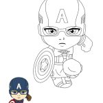 Capitaine America Coloriage Luxe Download Captain America Shield Coloring Page Background