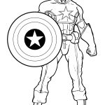 Capitaine America Coloriage Nice Dessin De Captain America Gratuit à Imprimer Et Colorier Coloriage