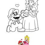 Coloriage A Imprimer Daisy Mario Nice Luigi And Daisy Coloring Pages Mario And Princess Peach Coloring