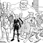 Coloriage Avengers Avec Modele Nice Dessin Avengers Super Héros à Colorier – Coloriages à Imprimer