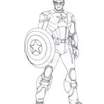 Coloriage Avengers Captain America Élégant Captain America Lines by Constantm0tion On Deviantart