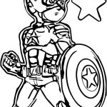 Coloriage Avengers Captain America Inspiration Nice Children Captain America Coloring Page