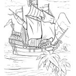Coloriage Bateau Pirate Capitaine Crochet Frais Coloriage A Imprimer Le Navire Du Capitaine Crochet Gratuit Et Colorier