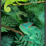 Coloriage Caméléon Couleur Génial Chameleons In 2021 Tropical Illustration Chameleon Chameleon Art