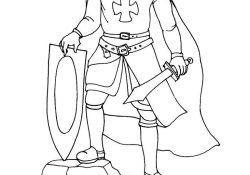 Coloriage Chevaliers Inspiration Coloriage Chevalier 7 Coloriage Chevaliers Coloriages Personnages