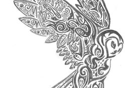 Coloriage Clé Inspiration Image Detail for Tribal Owl Colouring Pages Dessins De Tatouage De Hibou Col