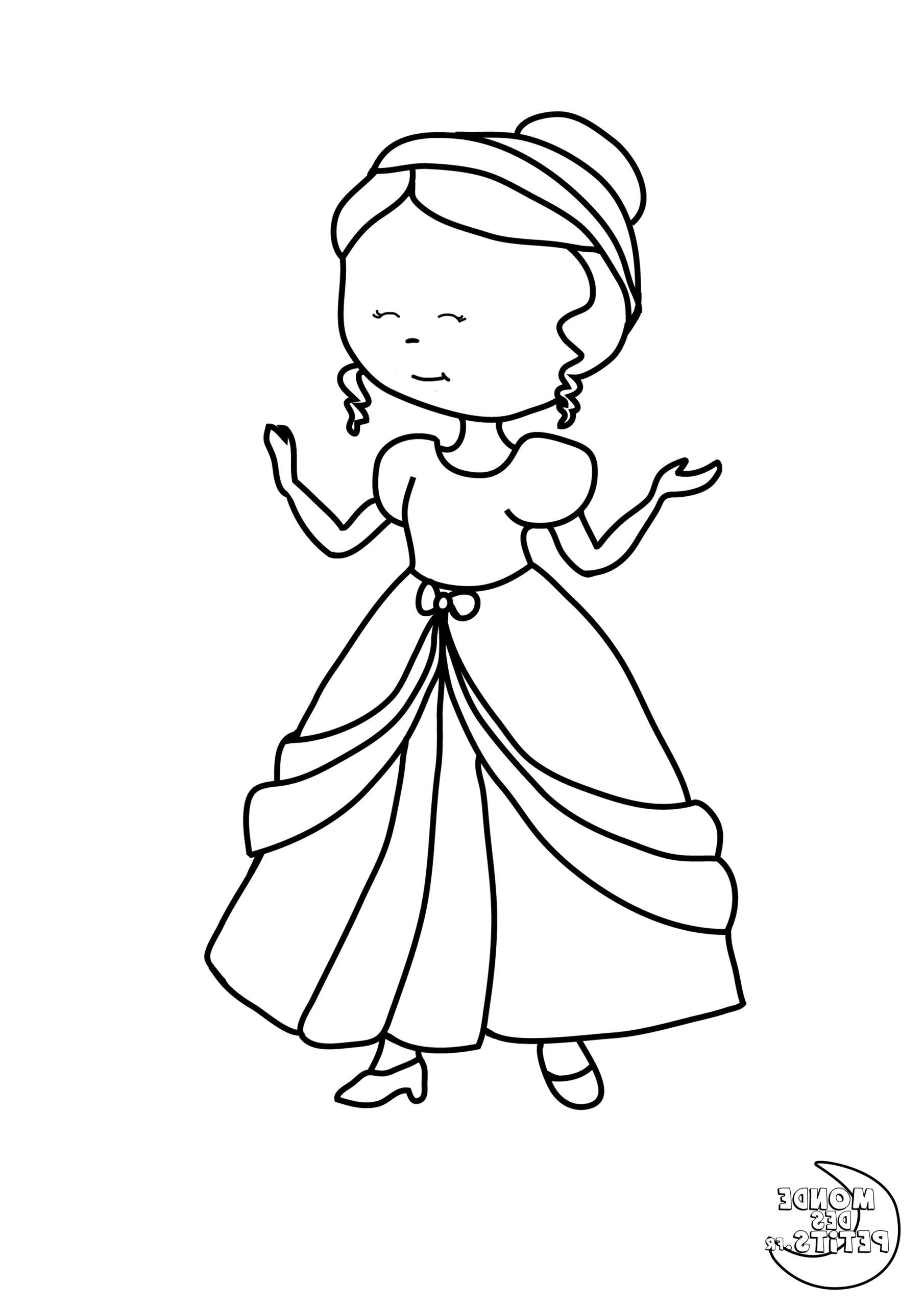 Coloriage Coloriage Princesse Meilleur De Dessin De Princesse Gratuit à Imprimer Et Colorier Coloriage