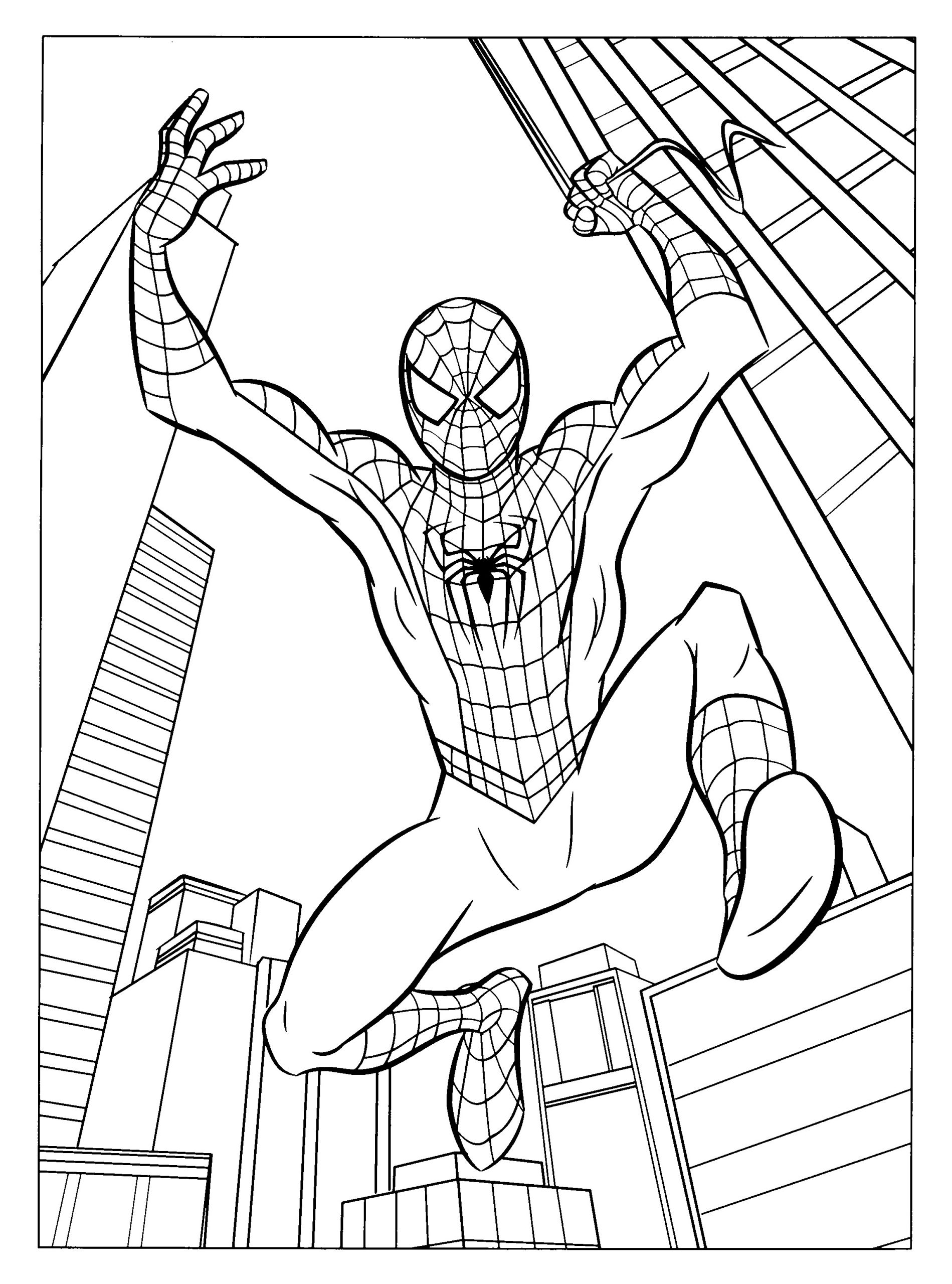 Coloriage Coloriage Spiderman Nice Free Printable Spiderman Coloring Pages for Kids