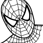Coloriage Coloriage Spiderman Unique Coloriage Visage Spiderman Gratuit à Imprimer Coloriagesfo