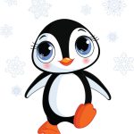 Coloriage De Bébé Chat Frais Cute Winter Penguin Royalty Free Vector Image Vectorstock