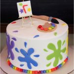 Coloriage De Gâteau D'anniversaire Luxe 5m Creations Rainbow Art Party Festa De Aniversrio Para Meninos Bolo De Cupca