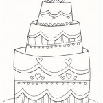 Coloriage De Gateau De Mariage A Imprimer Frais Coloriages Gâteau De Mariage Imprimable Gratuit Pour Les Enfants Et