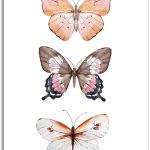 Coloriage De Papillon Coloré Nice Shop Butterfly Wall Art Pink Butterflies De At Artsy Sister Watercolor Art Pr