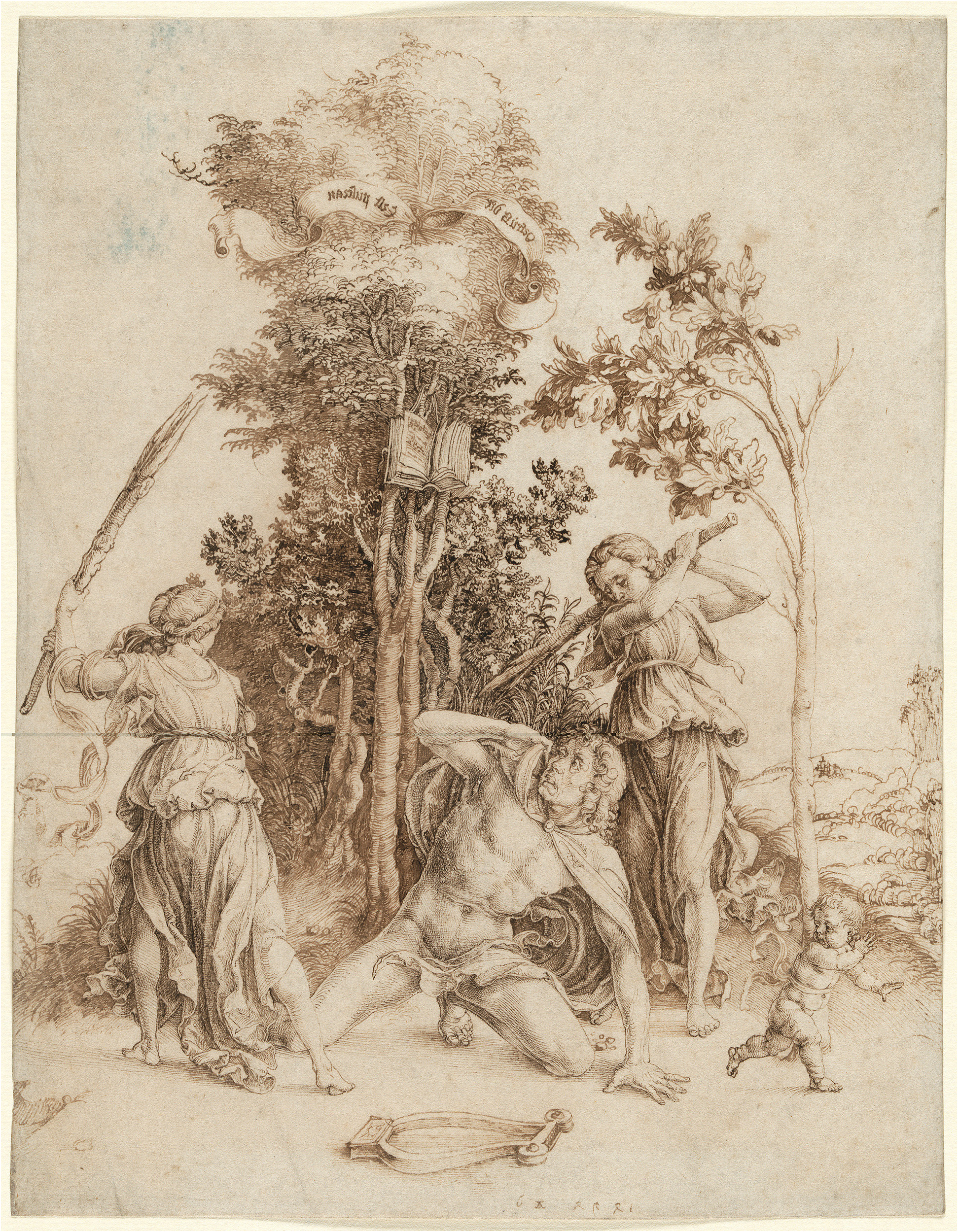 File Albrecht Dürer The Death of Orpheus 1494 Hamburger Kunsthalle Kupferstichkabinett