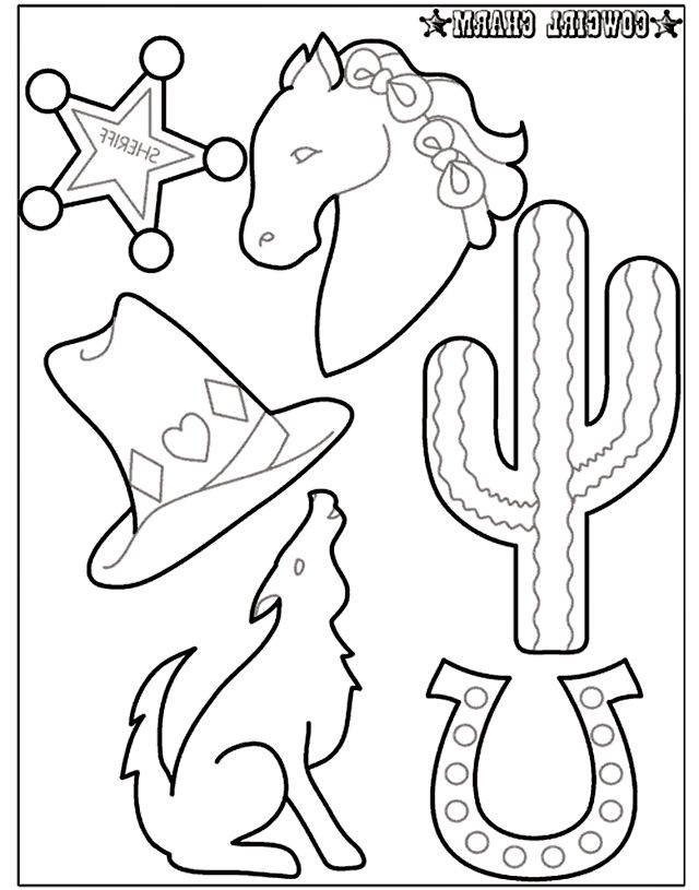 wild west coloring pages printable