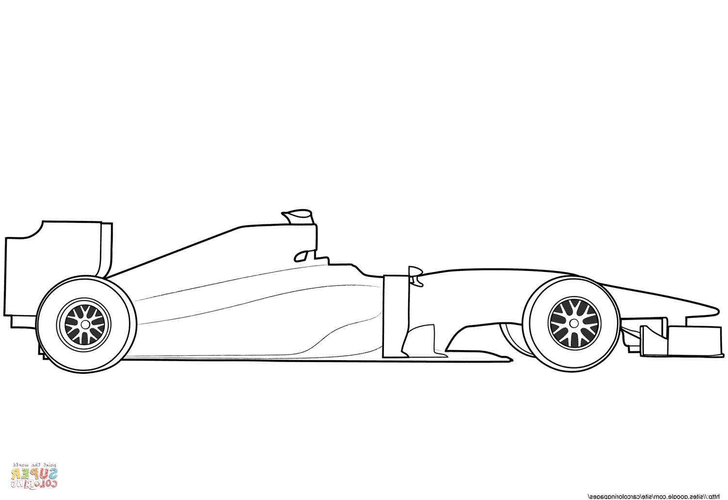 blank formula 1 race car