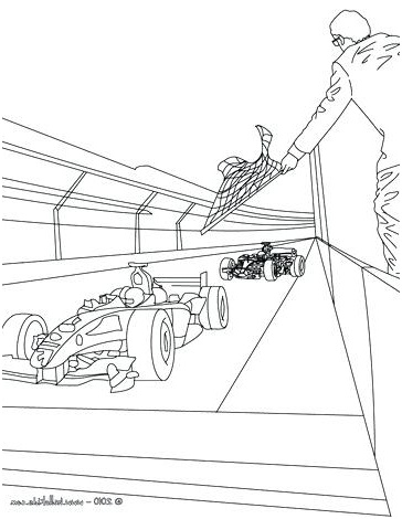 f1 car coloring pages