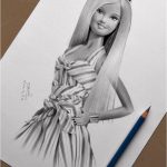 Barbie Coloriage à Imprimer Meilleur De Pencil Drawings Of A Doll 48 Photos Ampquot Drawings For Sketching And Not Only Pa