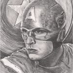Captain America Coloriage à Imprimer Génial Captain America Sketch Drawing