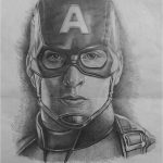 Captain America Coloriage à Imprimer Nouveau Life Drawing Captain America Captain America Art Captain America Drawing Marv
