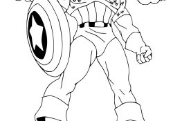 Captain America Coloriage Inspiration Coloriage Captain America Gratuit à Imprimer