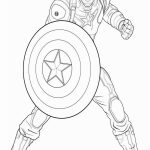 Captain America Coloriage Nice Iron Man Captain America Coloring Pages