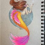 Coloriage à Imprimer Gratuit Sirene Et Dauphin Frais And Here Is The Full Picture Of My Vibrant Mermaid Gal From Yesterday Video Is