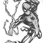 Coloriage à Imprimer Gratuit Spiderman Élégant Black Spiderman Drawing At Paintingvalley Explore Collection Of Black Spider